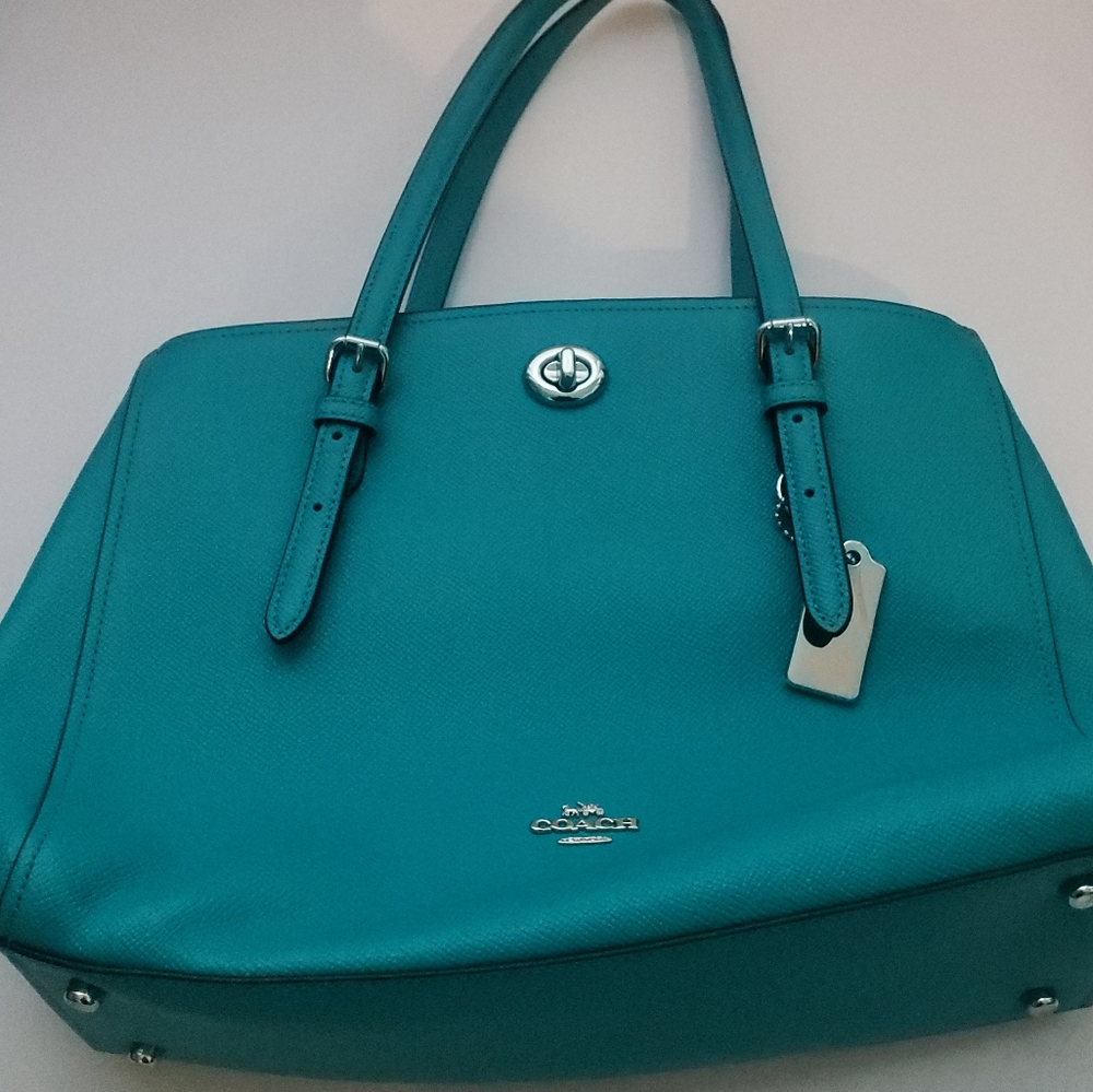 Coach Turquoise Shoulder Bag